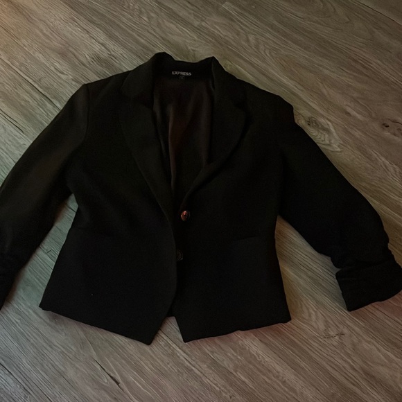 Express Stretch Curve Hugging Blazer - Picture 6 of 11